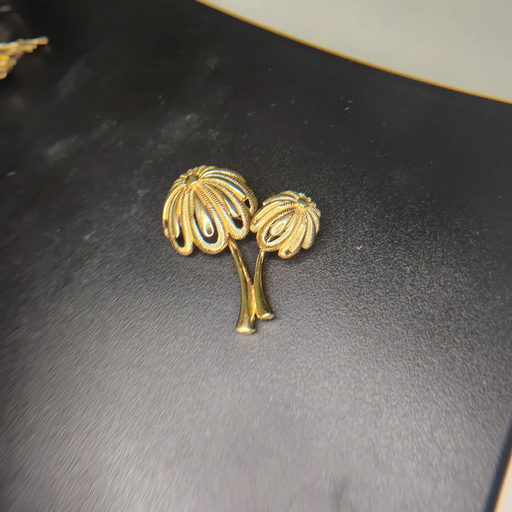 Palmtree brooch - Picture 4 of 4